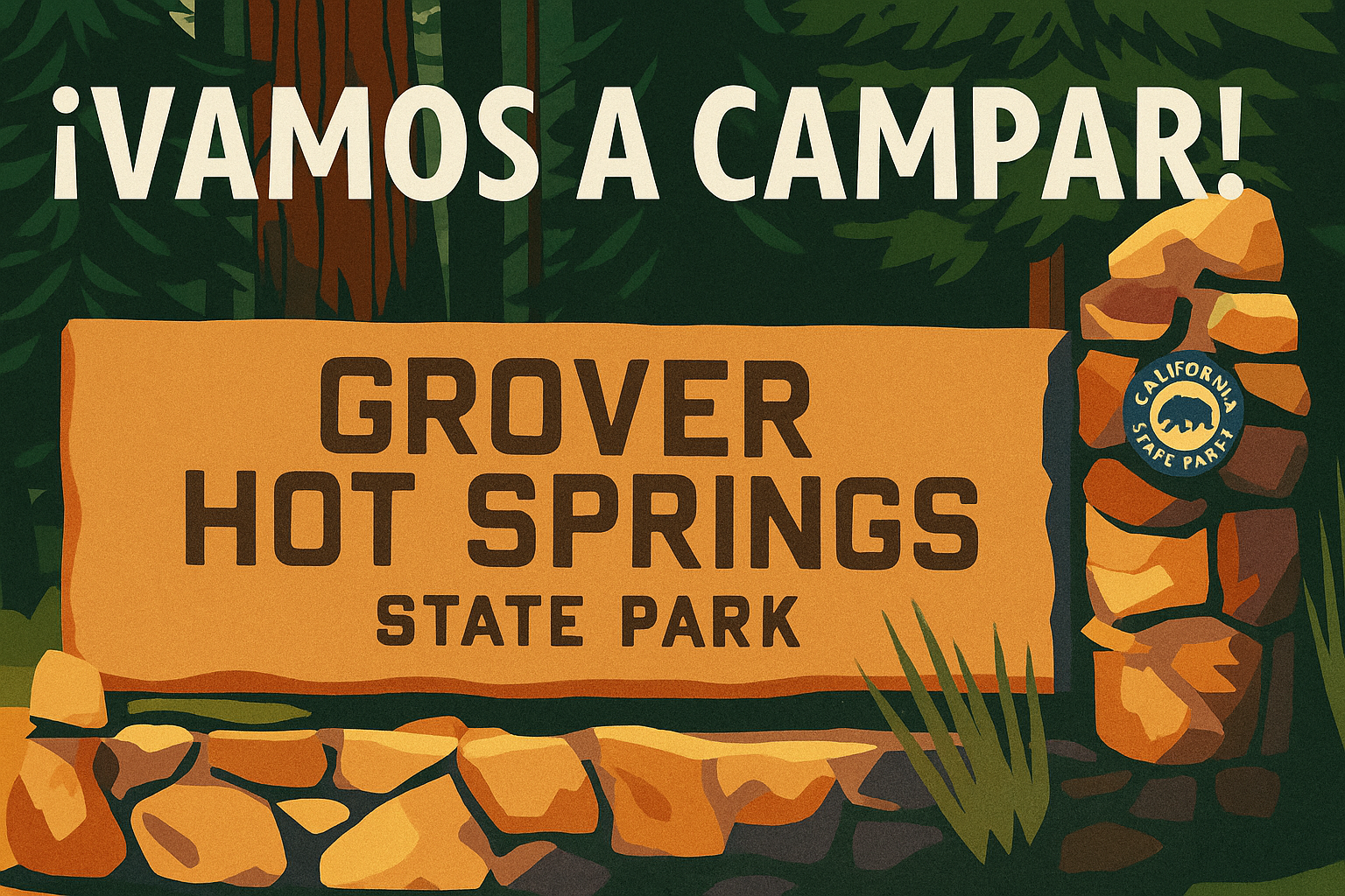 Grover Hot Springs Logo